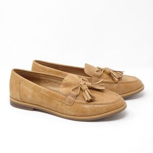 Crown Vintage Tan Tassel Loafers